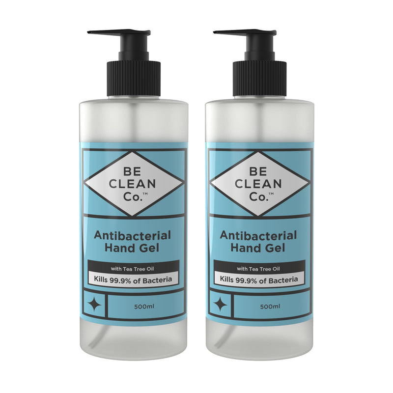 Anti Bacterial Hand Gel - 500ml Twin Pack